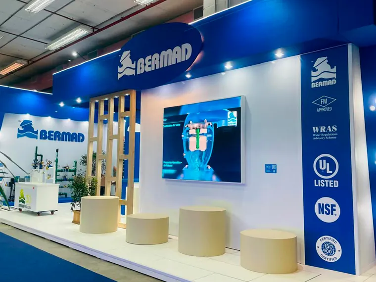 Estande da Bermad na Construsul Porto Alegre